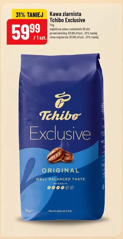 Kawa ziarnista Tchibo Exclusive