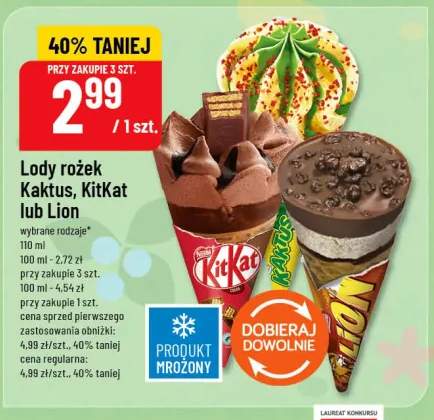 Lody rożek KitKat