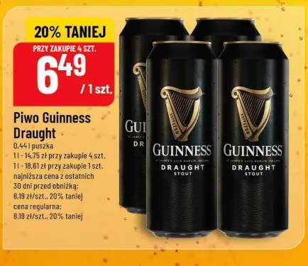 Piwo Guinness Draught