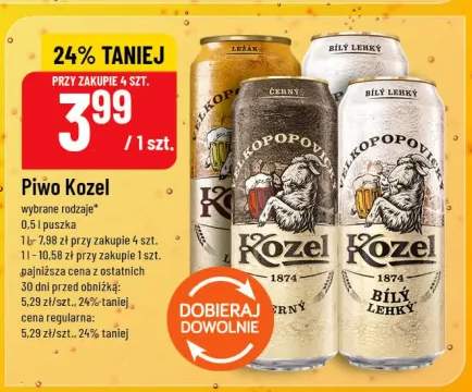 Piwo Kozel Ležák