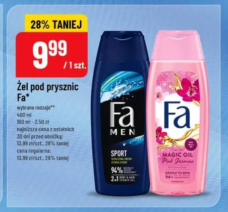 Żel pod prysznic Fa Men Sport