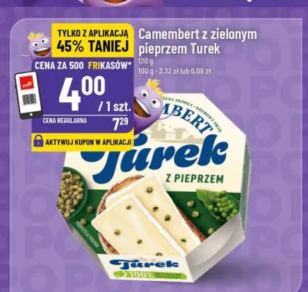 Camembert z zielonym pieprzem Turek