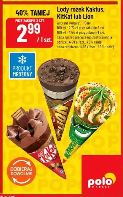 Lody rożek