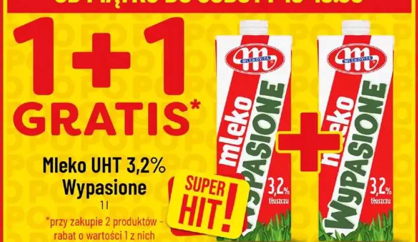 Mleko UHT 3,2% Wypasione Mlekovita