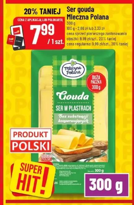 Ser gouda Mleczna Polana