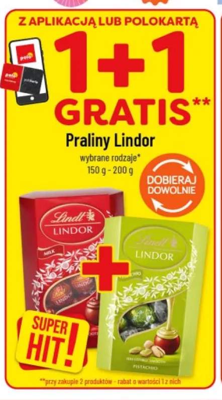 Praliny Lindor Pistachio Lindt