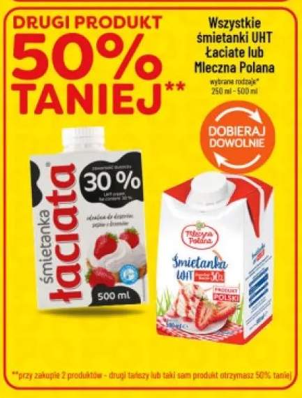 Śmietanka UHT 30% Łaciata