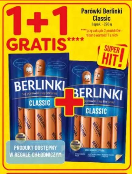 Parówki Berlinki Classic
