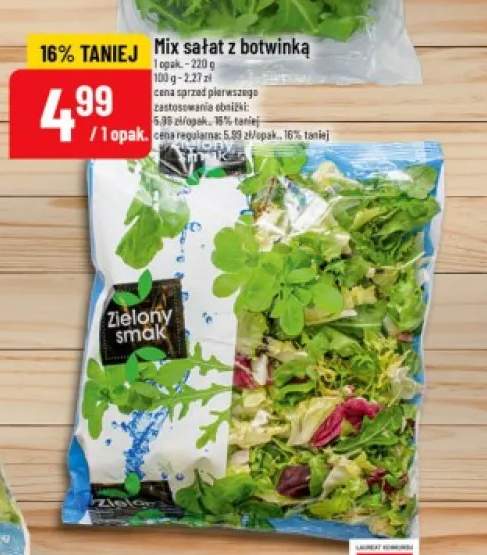 Mix sałat z botwinką Zielony smak
