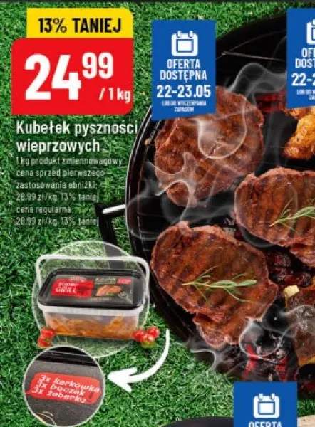 Kubełek pyszności wieprzowych Super Grill