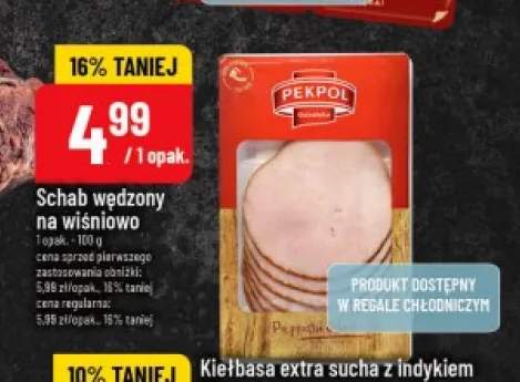 Schab wędzony na wiśniowo Pekpol
