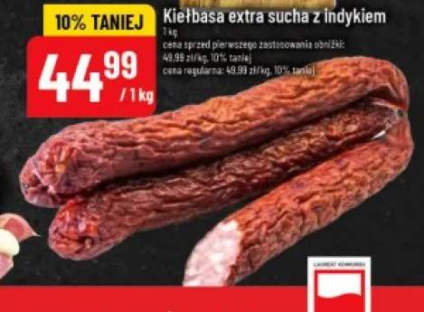 Kiełbasa extra sucha z indykiem