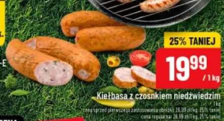 Kiełbasa z czosnkiem niedźwiedzim