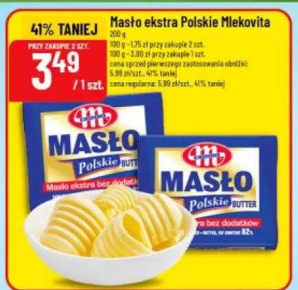 Masło ekstra Polskie Mlekovita