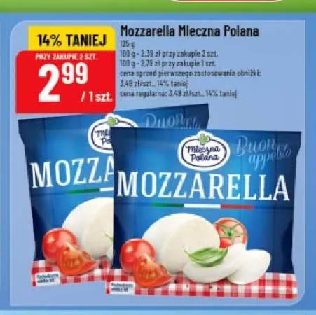 Mozzarella Mleczna Polana