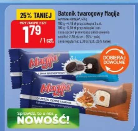 Batonik twarogowy Magija