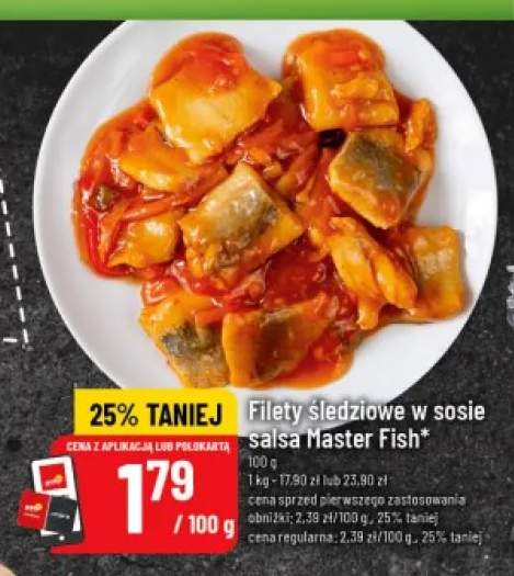Filety śledziowe w sosie salsa Master Fish
