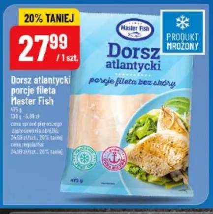 Dorsz atlantycki porcje fileta Master Fish