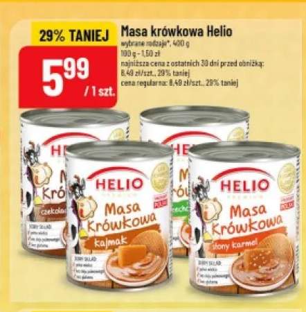 Masa krówkowa Helio