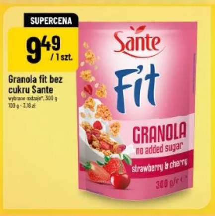 Granola fit bez cukru Sante