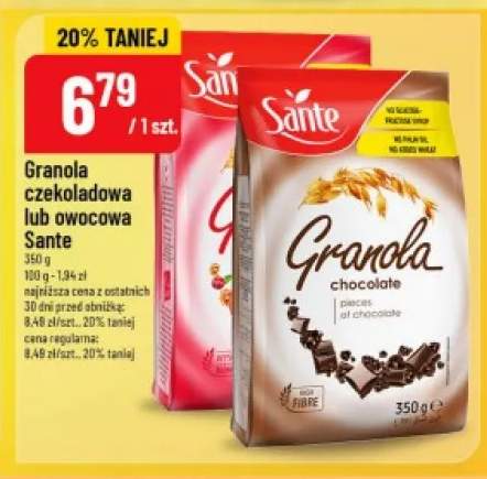 Granola owocowa Sante
