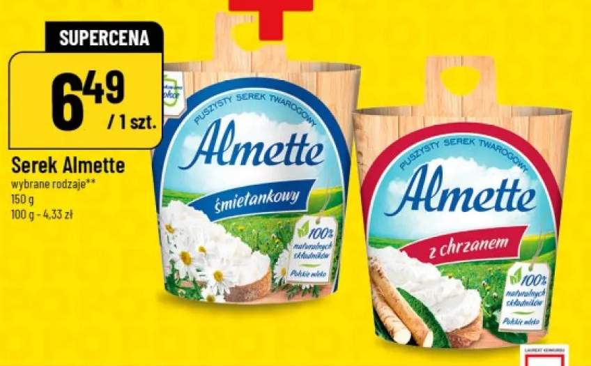 Serek Almette śmietankowy