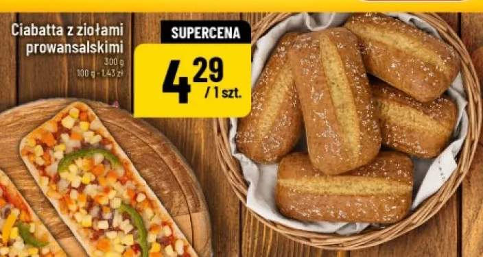 Ciabatta z ziołami prowansalskimi