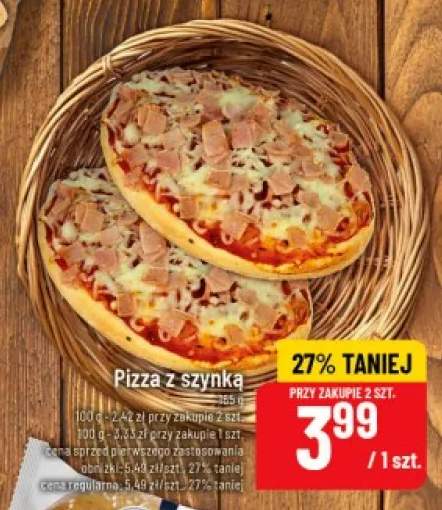 Pizza z szynką