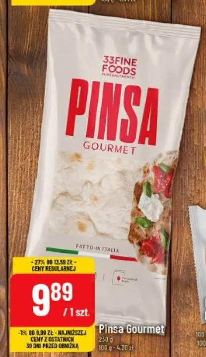 Pinsa Gourmet 33 Fine Foods