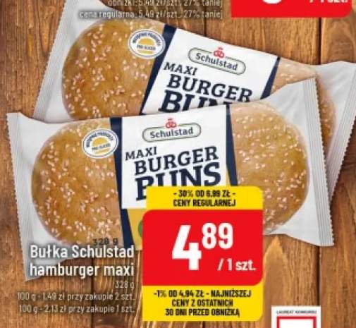 Bułka hamburger maxi Schulstad