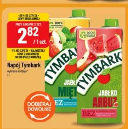 Napój Tymbark Jabłko Arbuz