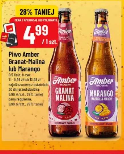 Piwo Browar Amber Granat-Malina