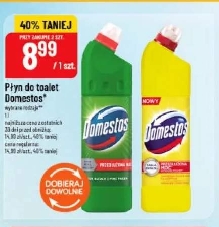 Płyn do toalet Domestos Pine Fresh