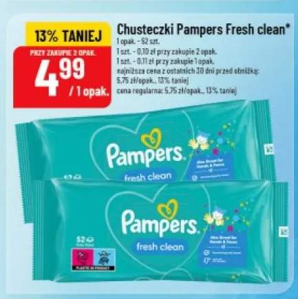 Chusteczki Pampers Fresh clean