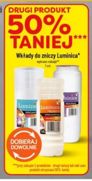 Wkład do zniczy parafinowy Luminica