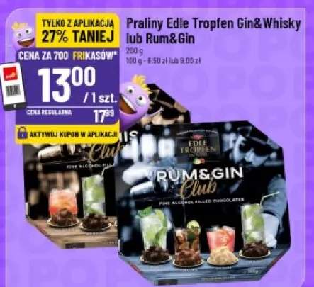 Praliny Edle Tropfen Gin&Whisky