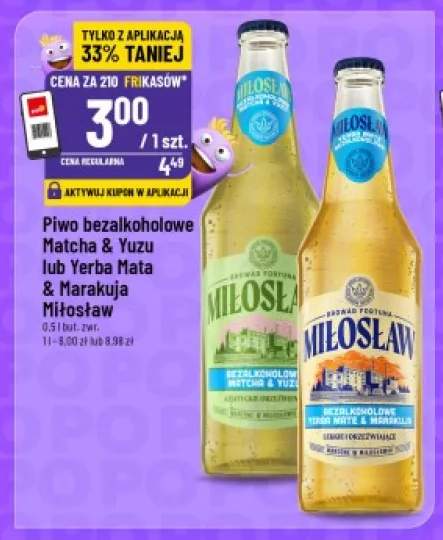 Piwo bezalkoholowe Miłosław Matcha & Yuzu