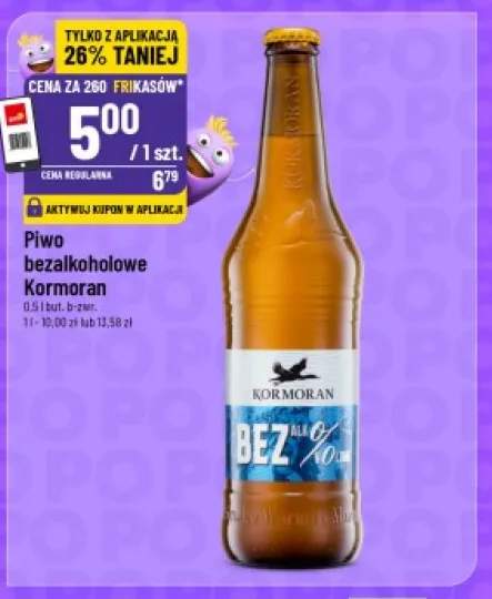 Piwo bezalkoholowe Kormoran