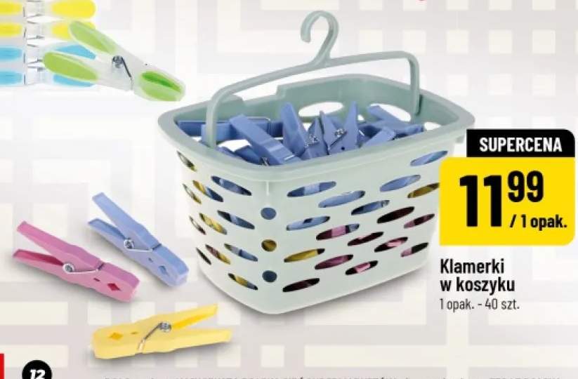 Klamerki w koszyku