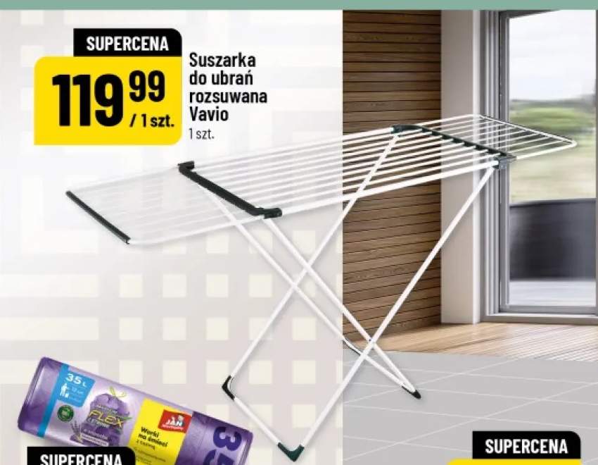 Suszarka do ubrań rozsuwana Vavio