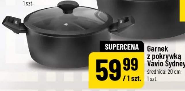 Garnek z pokrywką Vavio Sydney średnica: 20cm