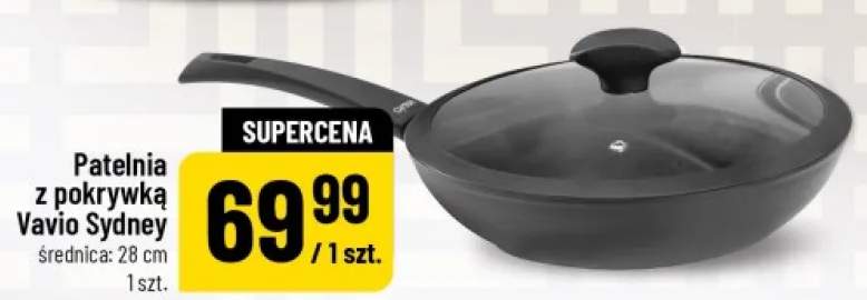 Patelnia z pokrywką Vavio Sydney średnica: 28cm