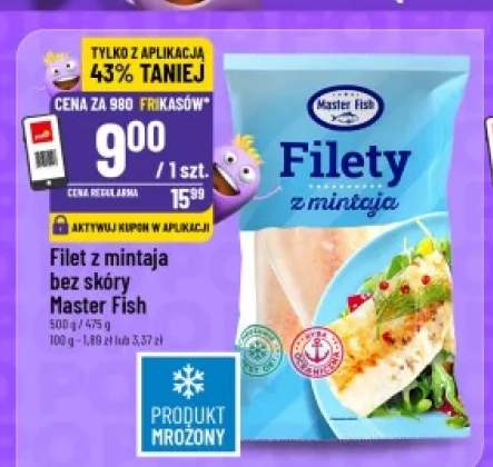 Filet z mintaja bez skóry Master Fish