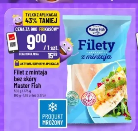 Filet z mintaja bez skóry Master Fish