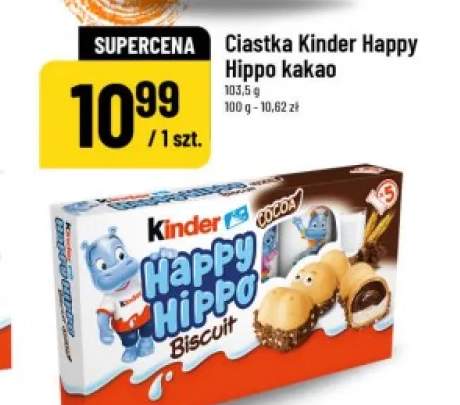 Ciastka Kinder Happy Hippo kakao