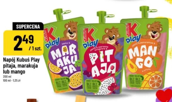 Napój Kubuś Play pitaja