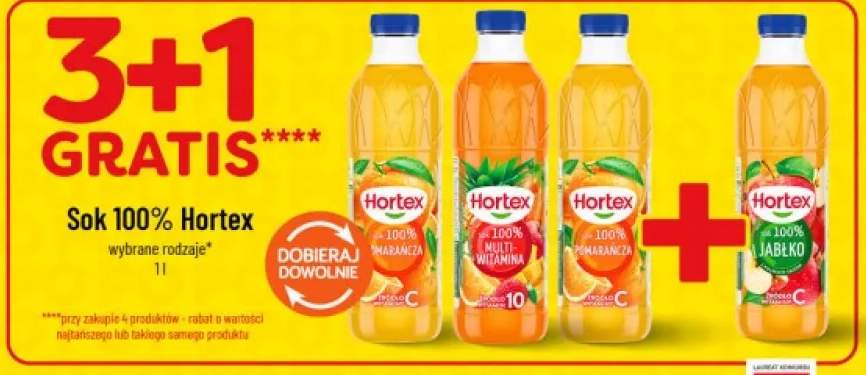Sok 100% pomarańcza Hortex