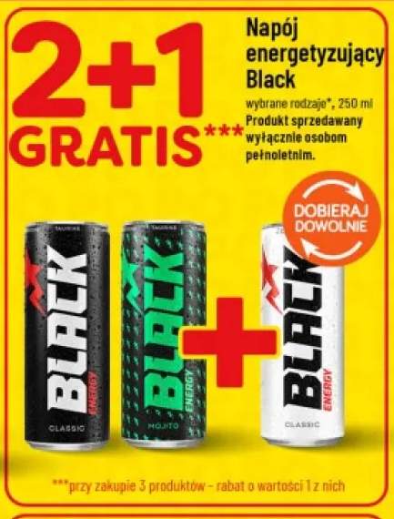 Napój energetyzujący Black Classic