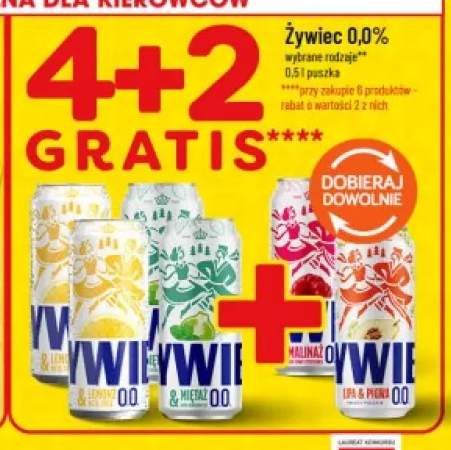 Piwo bezalkoholowe Żywiec 0,0% Miętaż