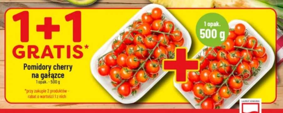 Pomidory cherry na gałązce